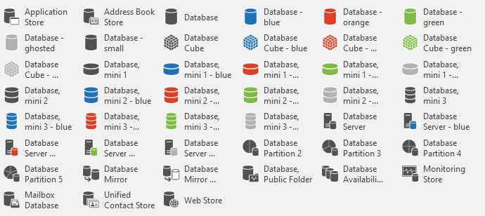 visio database shapes