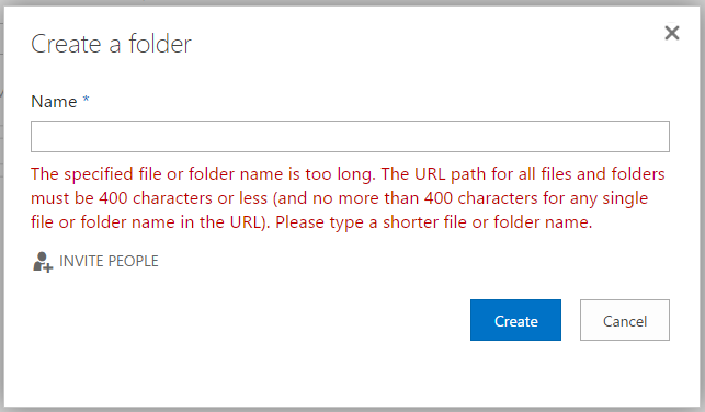 file paths too long in sharepoint