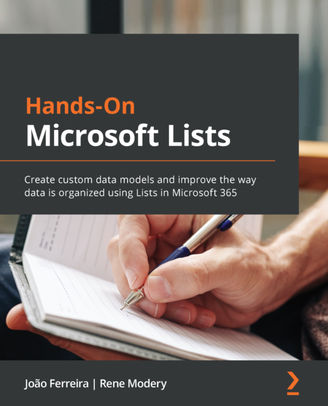 Available now: Hands-On Microsoft Lists – Rene Sns-Brigh10